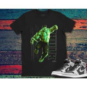 Marvel Infinity War Incredible Hulk Jump Smash T Shirt